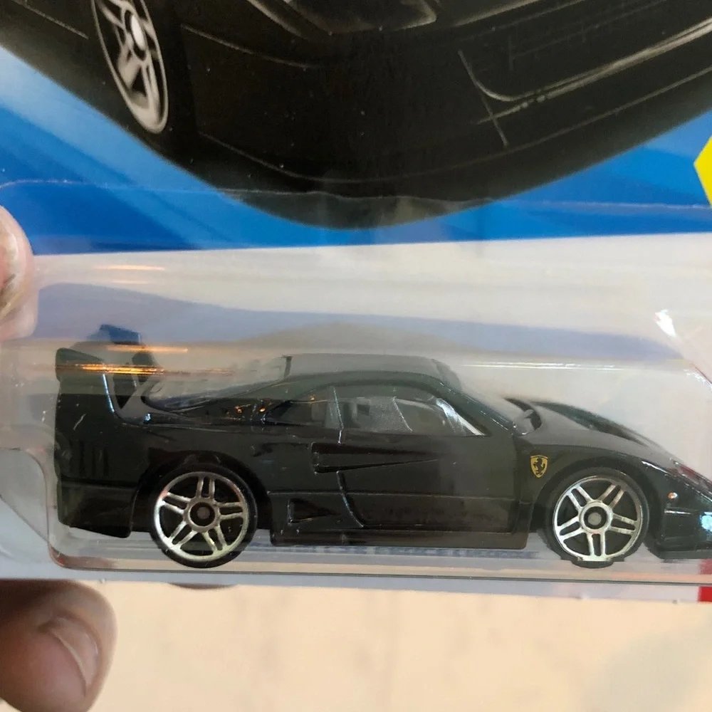 Mattel Hot Wheels Black Ferrari F40 Toy Car